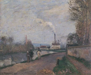 The Oise at Pontoise, Gray Weather